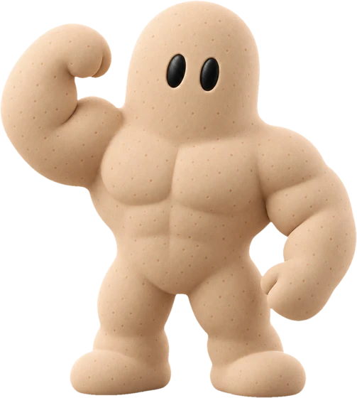 Clay tout en muscles